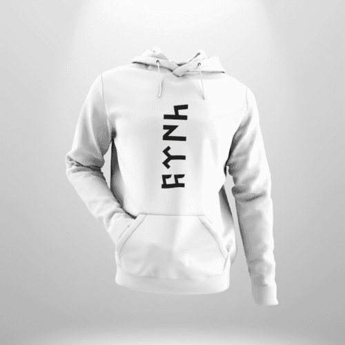 Kapuzenpullover mit Symbolik